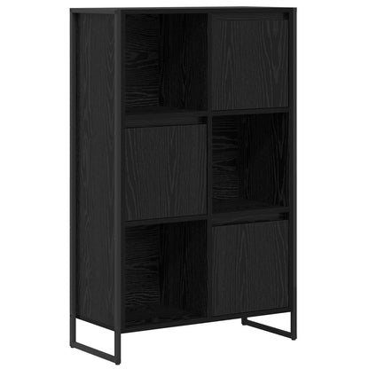 Armadio per Libri Rovere Nero 68 x 30 x 108.5 cm
