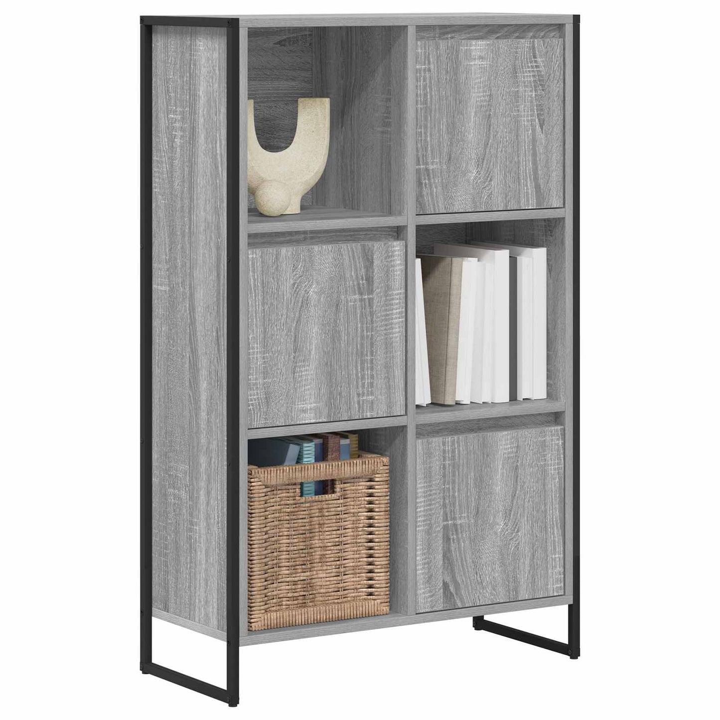 Armadio per Libri Grigio Sonoma 68 x 30 x 108.5 cm