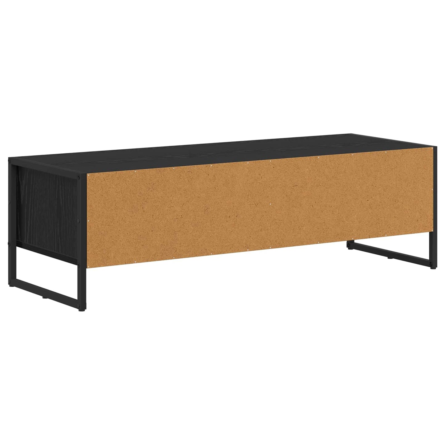 Mobile TV Rovere Nero 100 x 36.5 x 30.5 cm Legno multistrato