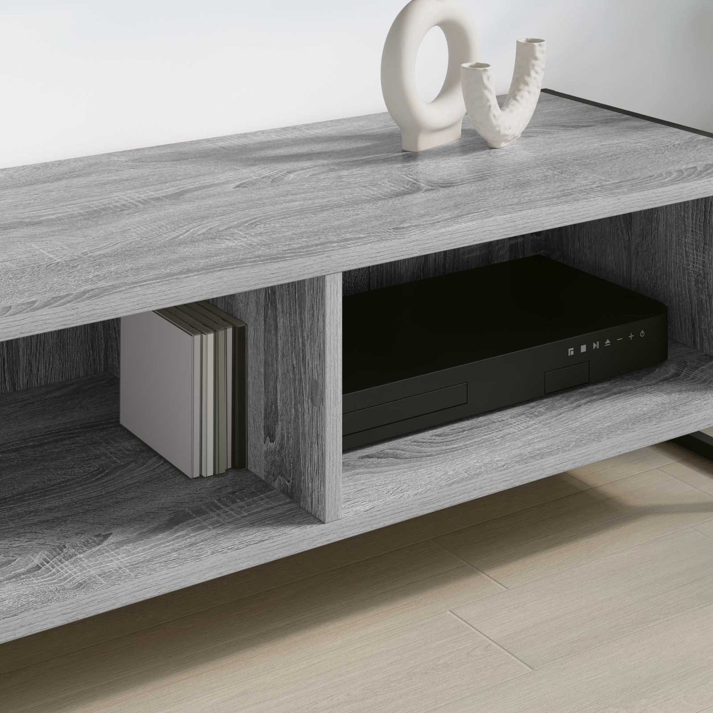 Mobile TV Grigio Sonoma 100 x 36.5 x 30.5 cm Legno multistrato