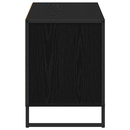 Mobile TV Rovere Nero 100 x 36 x 49,5 cm Legno multistrato