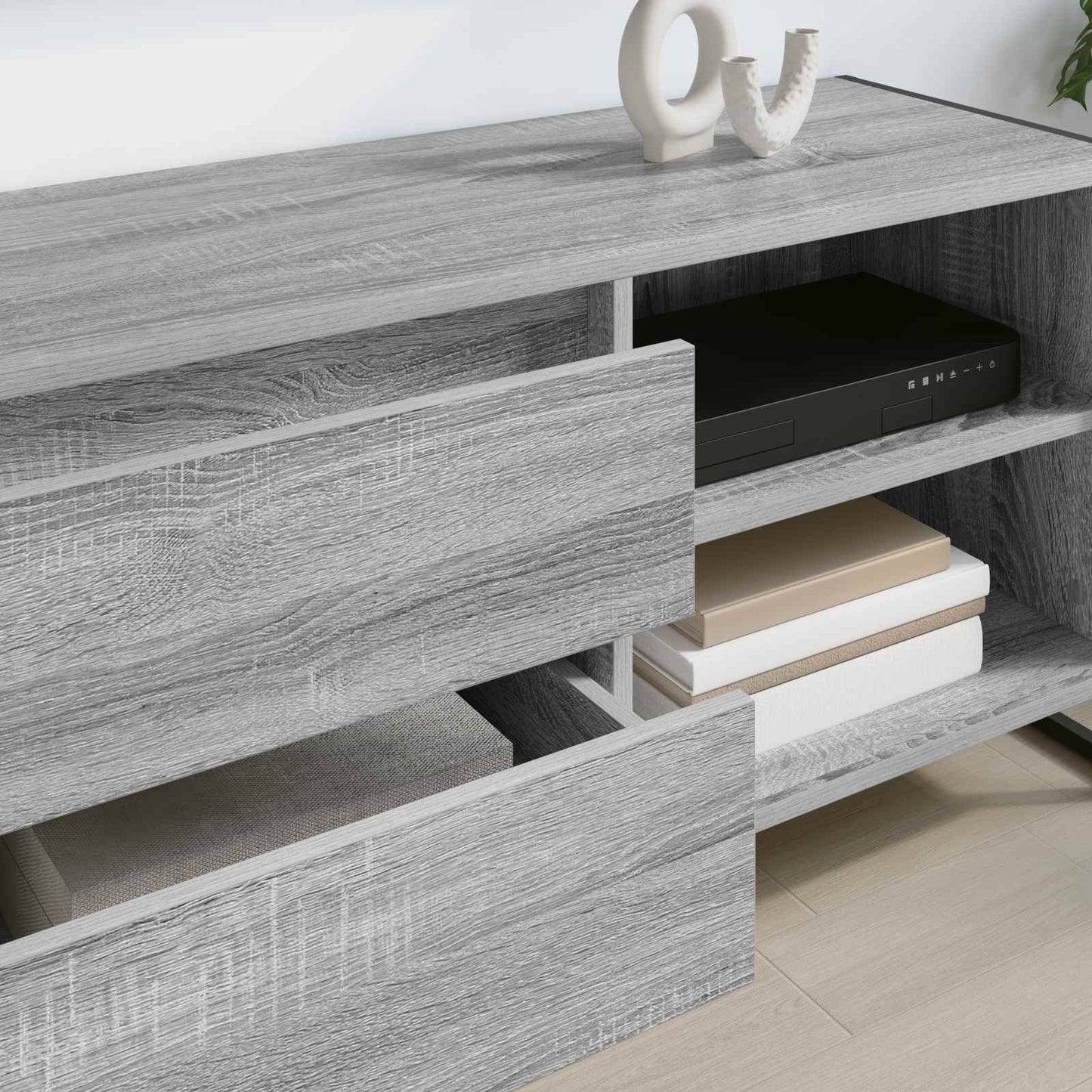 Mobile TV Grigio Sonoma 100 x 36 x 49,5 cm Legno multistrato