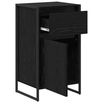 Credenza Rovere Nero 81 x 36 x 150.5 cm Legno multistrato