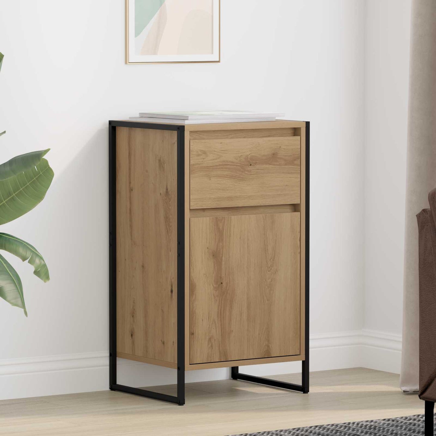 Credenza con cassetto Rovere Artigianale 81 x 36 x 150.5 cm