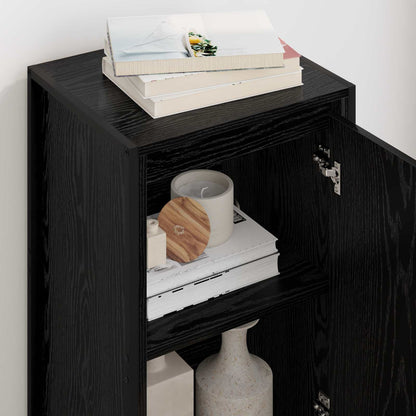 Credenza Rovere Nero 43 x 36 x 75,5 cm Legno multistrato