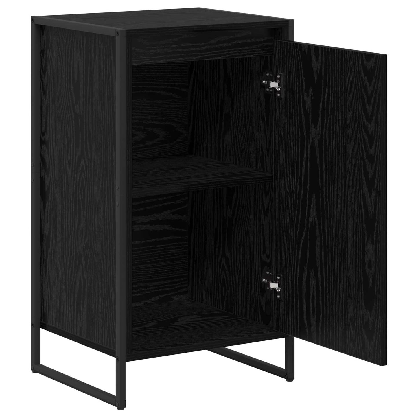 Credenza Rovere Nero 43 x 36 x 75,5 cm Legno multistrato