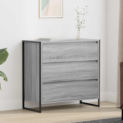 Credenza Grigio Sonoma 79 x 36 x 75.5 cm Legno multistrato