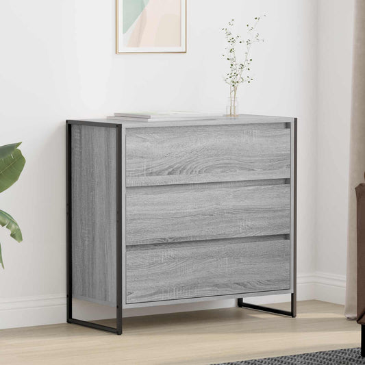 Credenza Grigio Sonoma 79 x 36 x 75.5 cm Legno multistrato