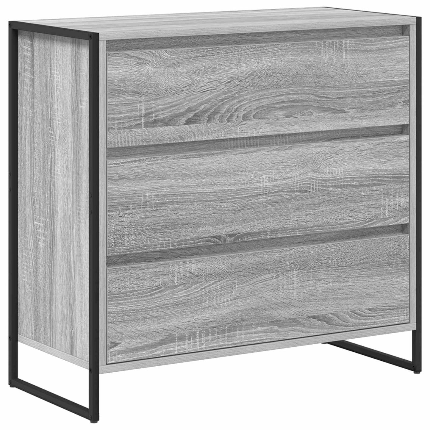 Credenza Grigio Sonoma 79 x 36 x 75.5 cm Legno multistrato