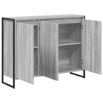 Mobile laterale Grigio Sonoma 96,5 x 30 x 75 cm