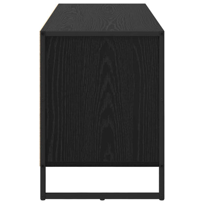 Mobile TV Rovere Nero 100 x 36 x 49.5 cm Legno multistrato