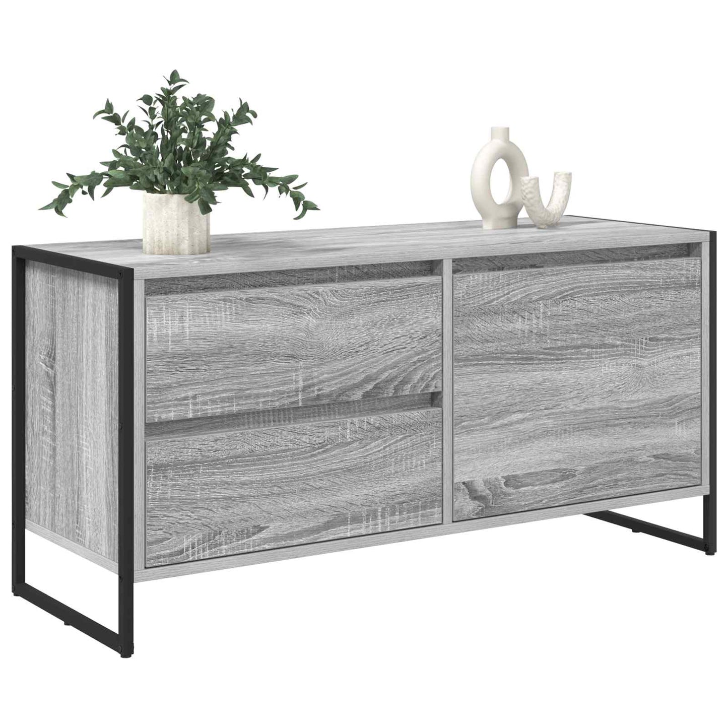 Mobile TV Grigio Sonoma 100 x 36 x 49.5 cm Legno multistrato