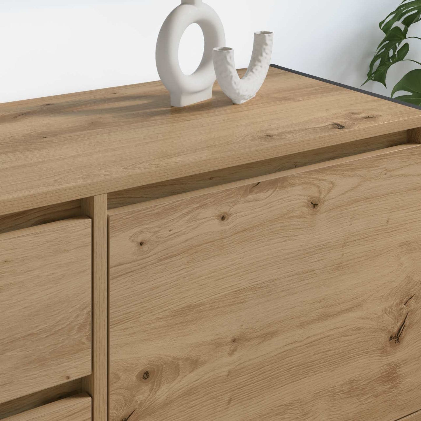 Mobile TV con cassetto Rovere Artigianale 100 x 36 x 49.5 cm