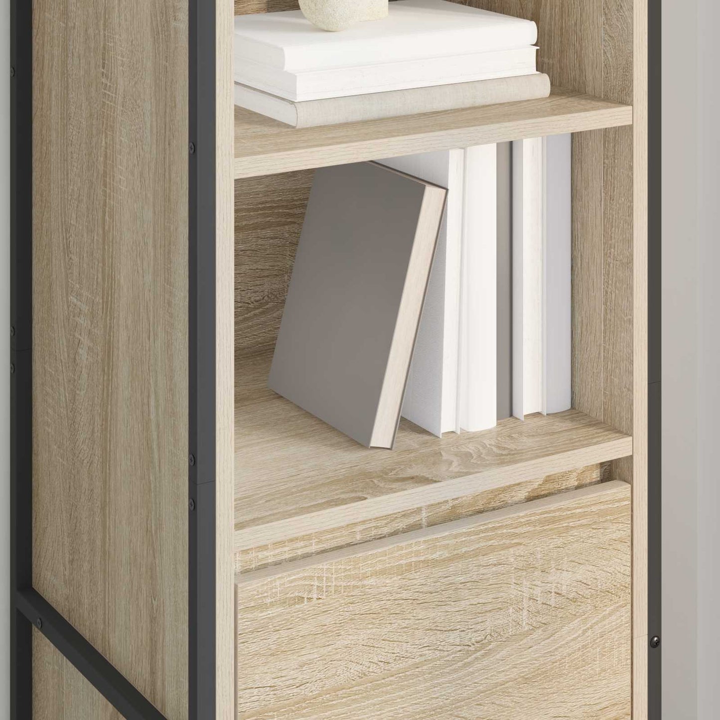 Armadio per Libri Sonoma 43 x 36 x 150.5 cm Legno multistrato