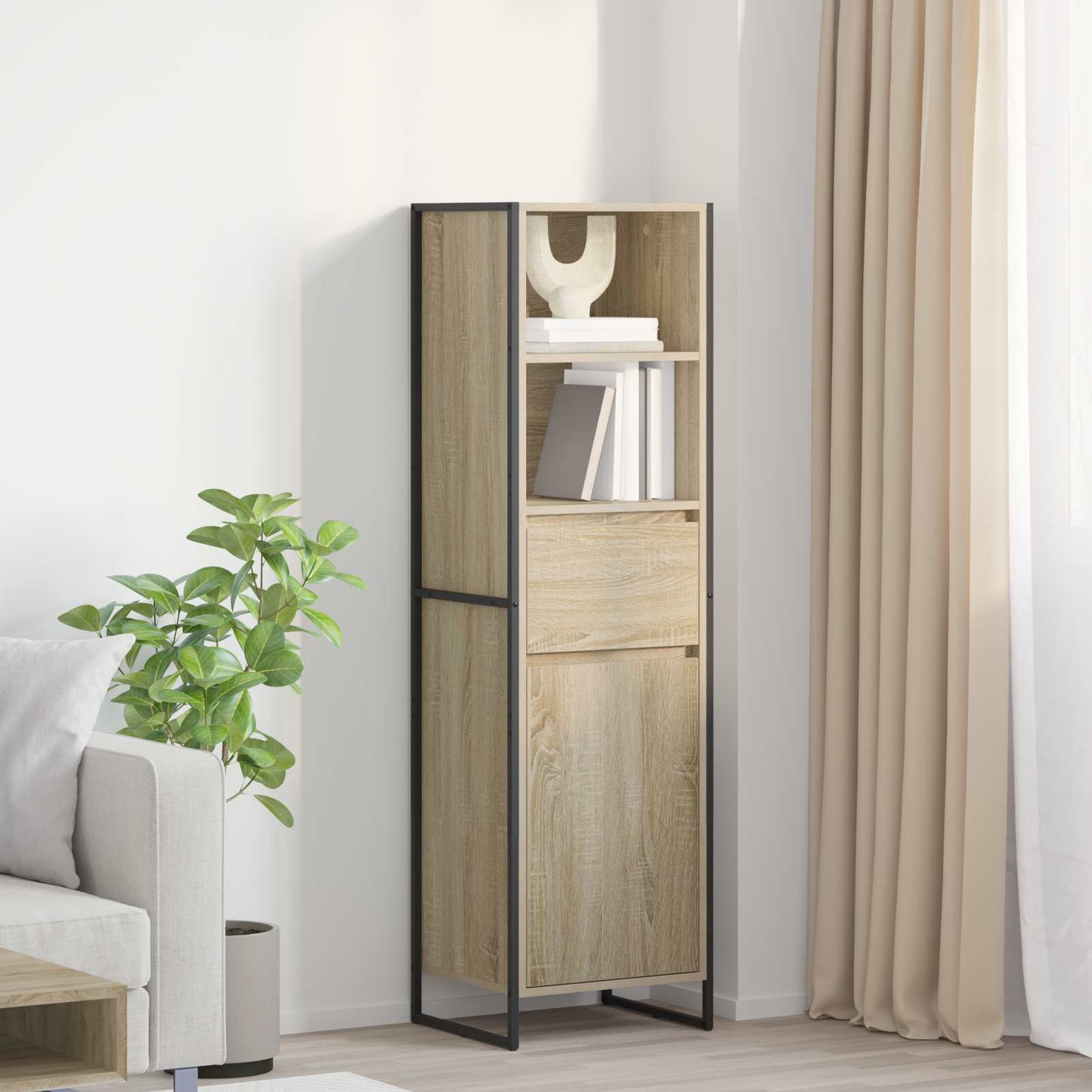 Armadio per Libri Sonoma 43 x 36 x 150.5 cm Legno multistrato