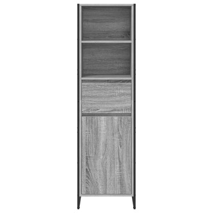 Armadio per Libri con cassetto Grigio Sonoma 43 x 36 x 150.5 cm