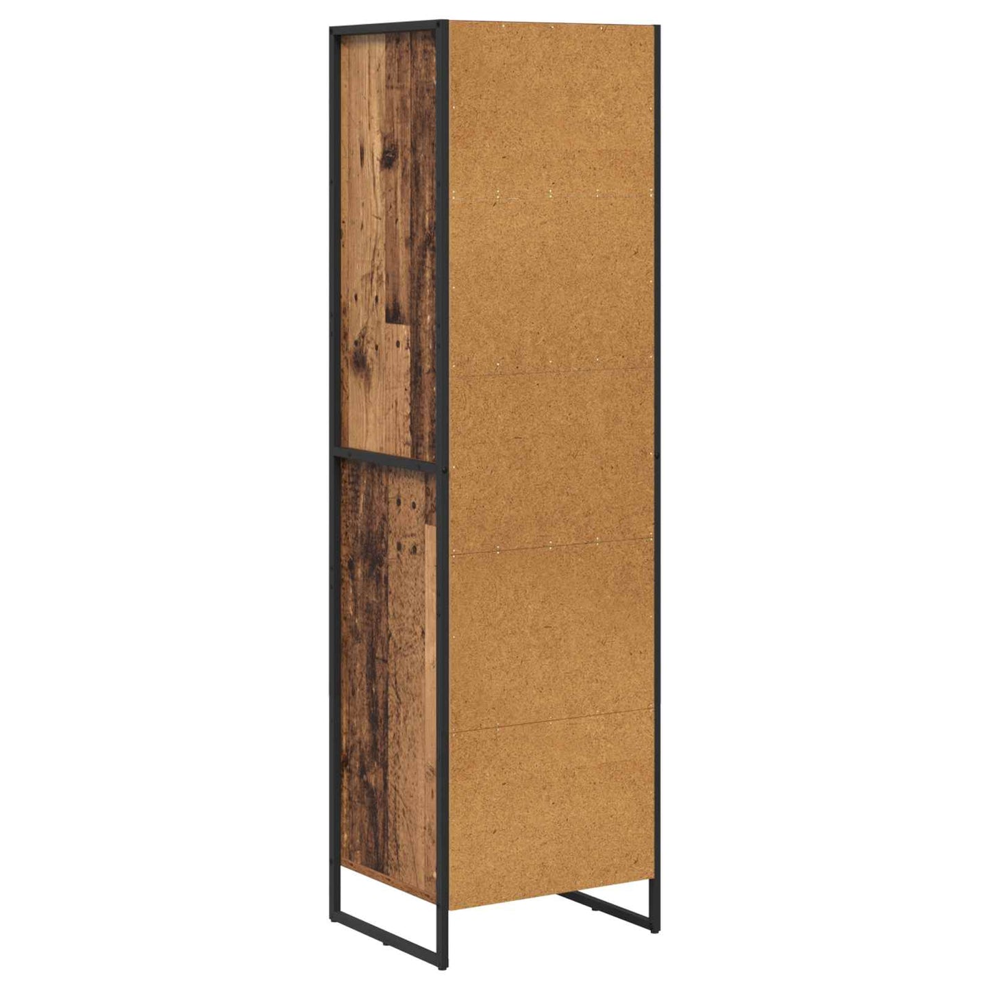 Armadio per Libri con cassetto Legno vecchio 43 x 36 x 150.5 cm