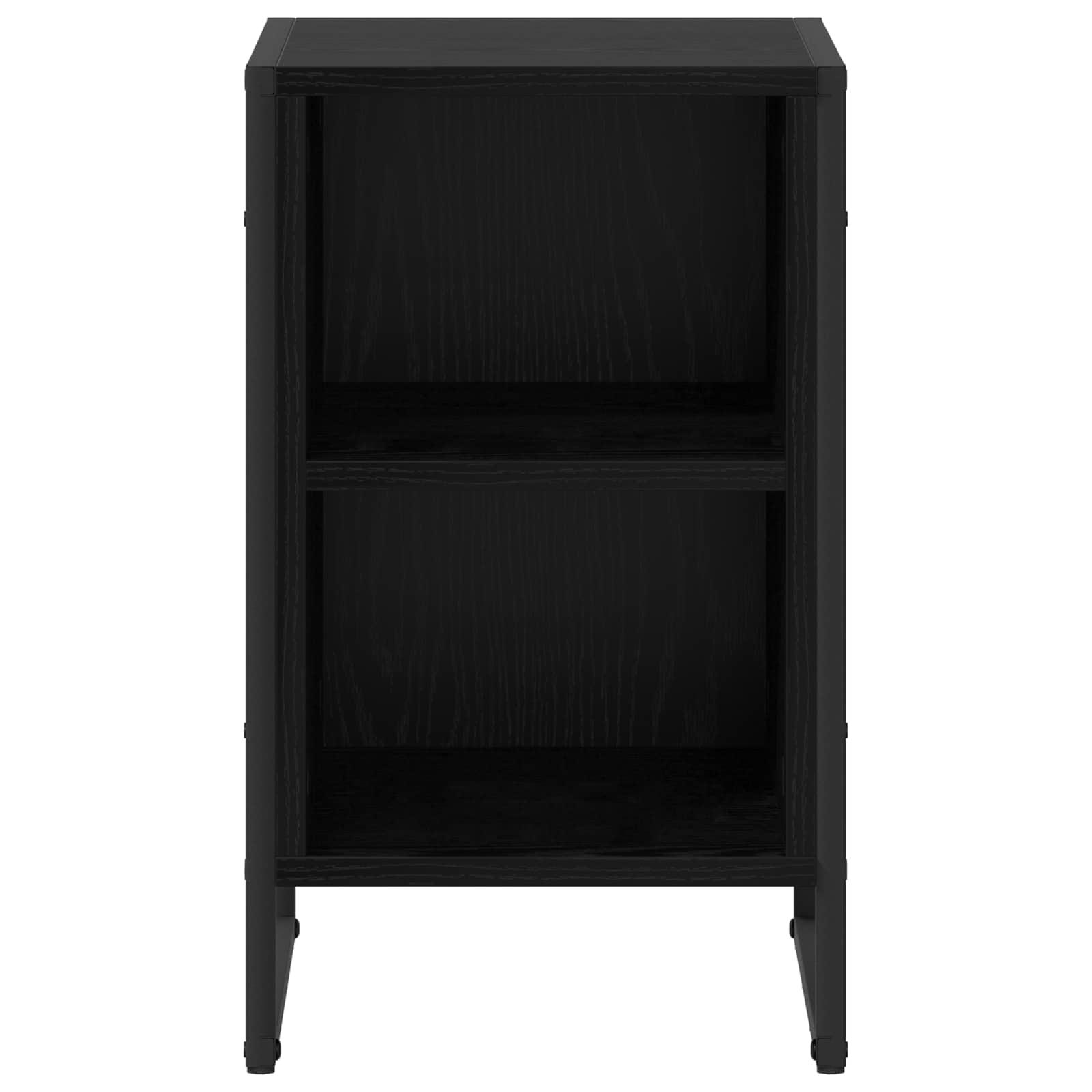 Comodino 2 pcs Rovere Nero 39.5 x 30 x 50 cm Legno multistrato | homemem39