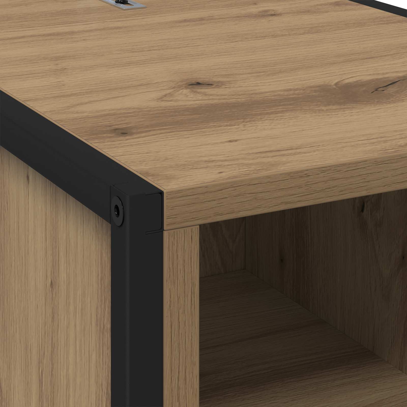 Comodino 2 pz Rovere Artigianale 39,5 x 30 x 50 cm | homemem39