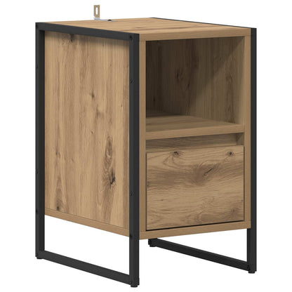 Comodino 2 pz Rovere Artigianale 39,5 x 30 x 50 cm | homemem39