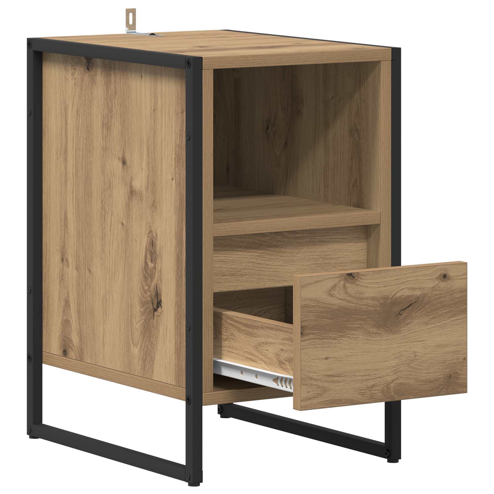 Comodino 2 pz Rovere Artigianale 39,5 x 30 x 50 cm | homemem39