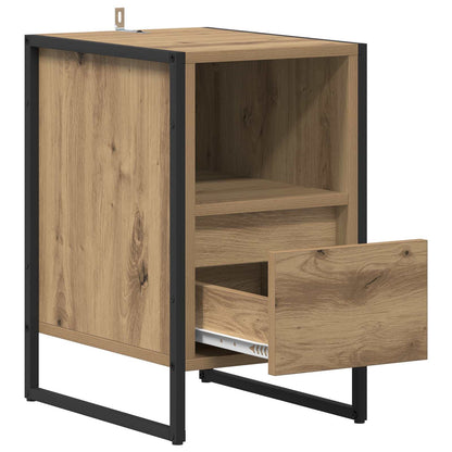 Comodino 2 pz Rovere Artigianale 39,5 x 30 x 50 cm | homemem39