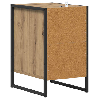 Comodino 2 pz Rovere Artigianale 39,5 x 30 x 50 cm | homemem39
