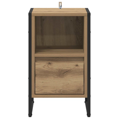 Comodino 2 pz Rovere Artigianale 39,5 x 30 x 50 cm | homemem39