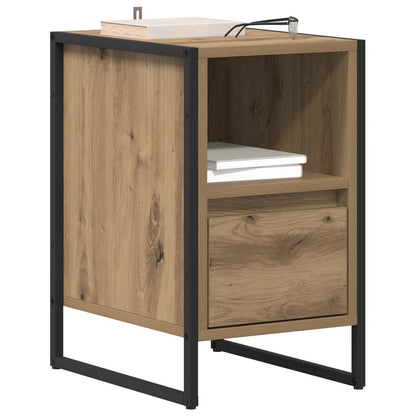 Comodino 2 pz Rovere Artigianale 39,5 x 30 x 50 cm | homemem39