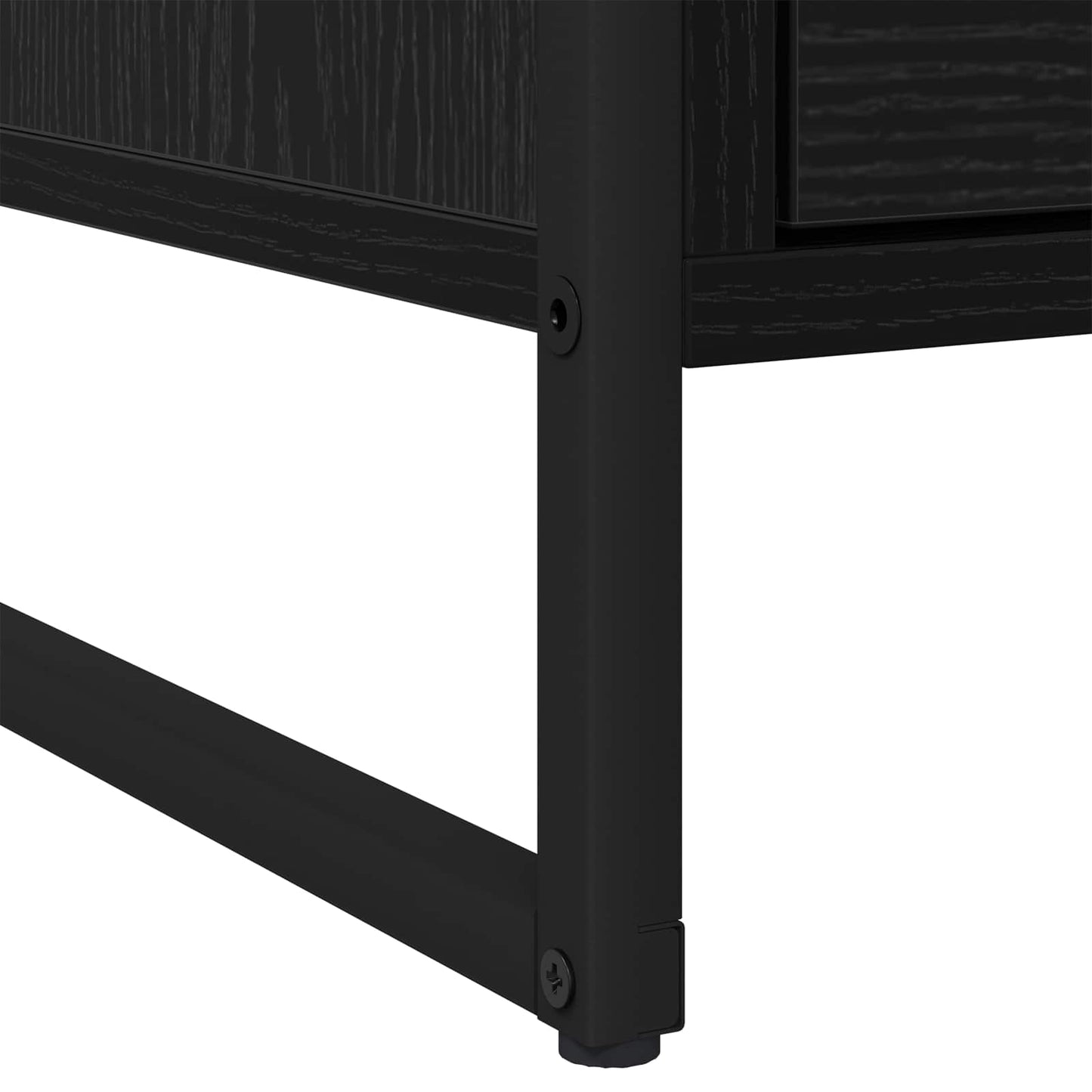 Comodino 2 pcs Rovere Nero 50 x 39,5 x 50 cm Legno multistrato | homemem39