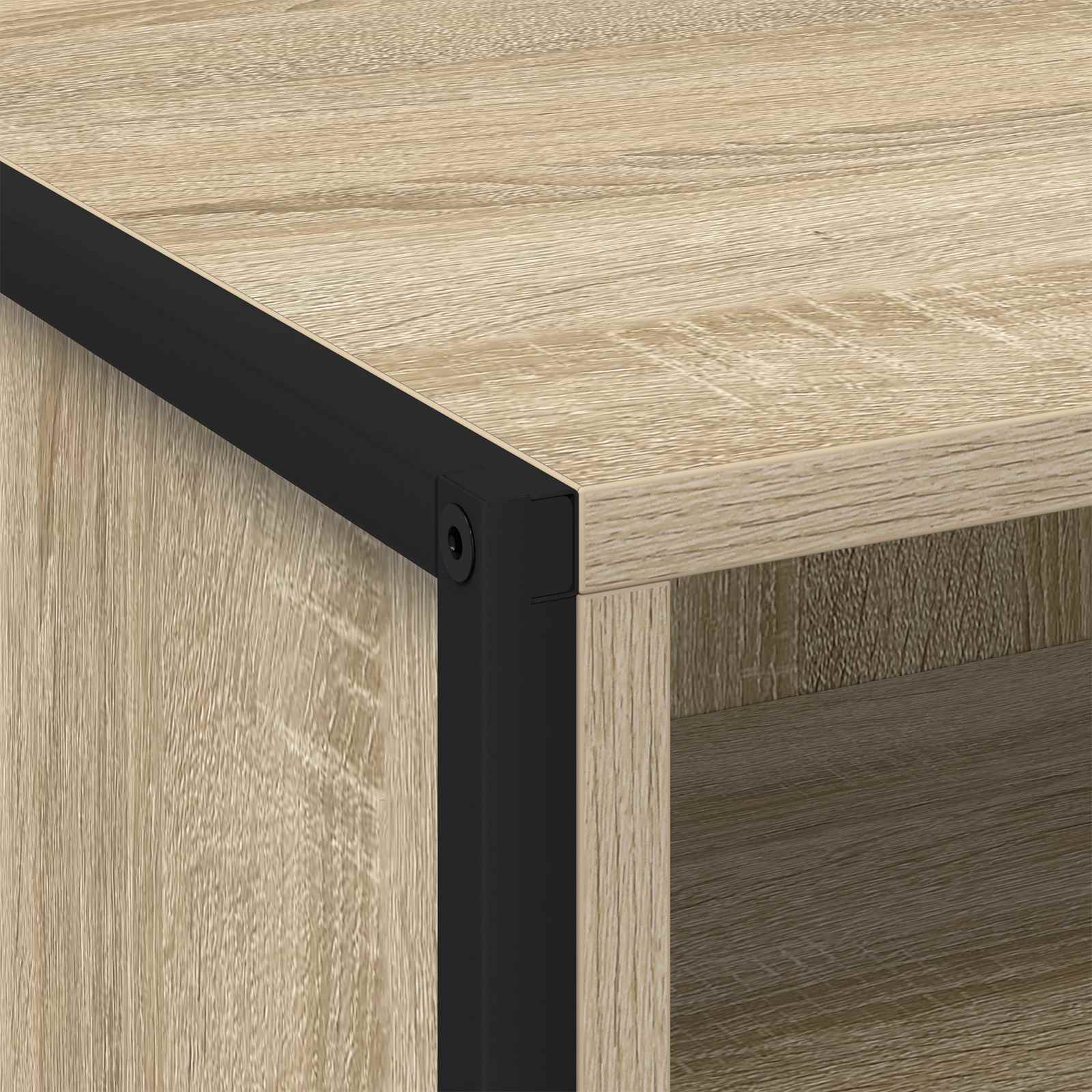 Comodino Sonoma 50 x 39,5 x 50 cm Legno multistrato | homemem39