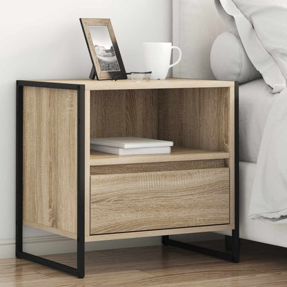 Comodino Sonoma 50 x 39,5 x 50 cm Legno multistrato | homemem39
