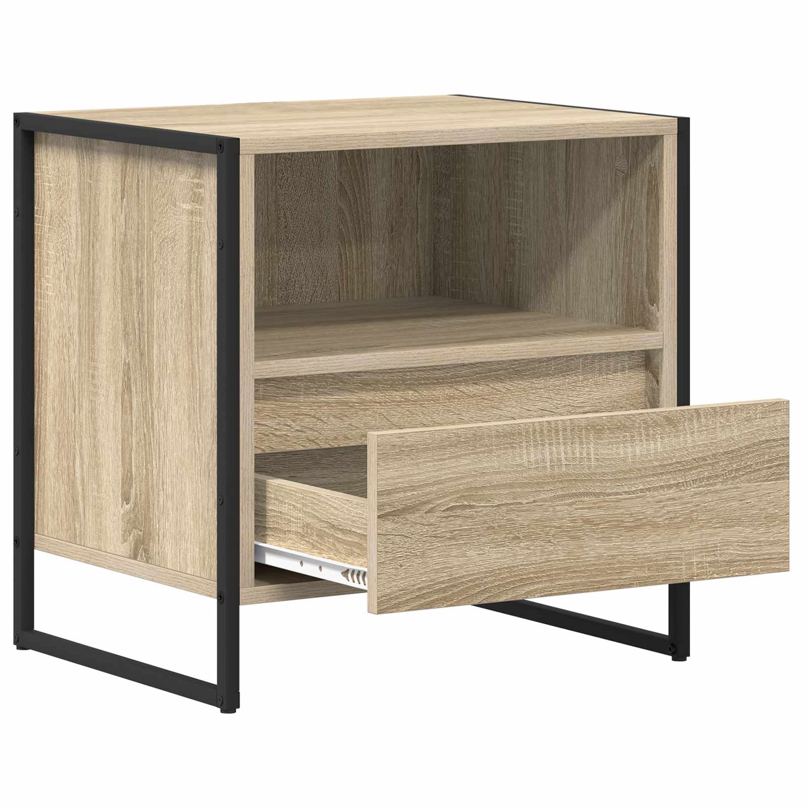 Comodino Sonoma 50 x 39,5 x 50 cm Legno multistrato | homemem39