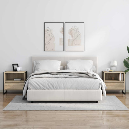 Comodino 2 pcs Sonoma 50 x 39,5 x 50 cm Legno multistrato | homemem39
