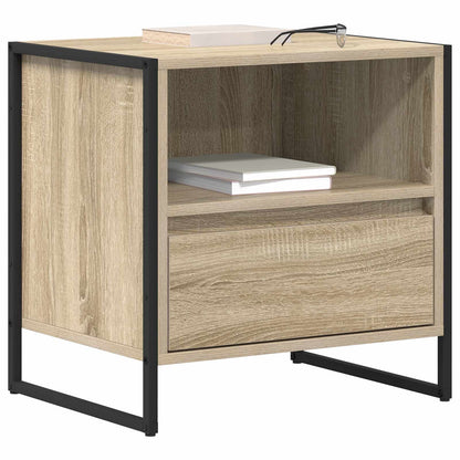 Comodino 2 pcs Sonoma 50 x 39,5 x 50 cm Legno multistrato | homemem39