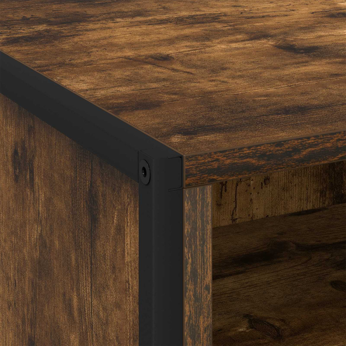 Comodino Quercia Fumosa 50 x 39,5 x 50 cm Legno multistrato | homemem39