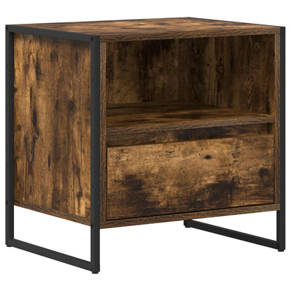 Comodino Quercia Fumosa 50 x 39,5 x 50 cm Legno ingegnerizzato - homemem39