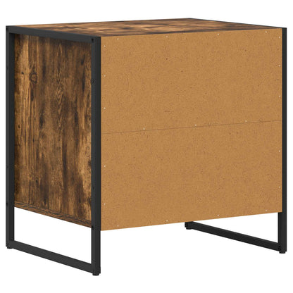 Comodino Quercia Fumosa 50 x 39,5 x 50 cm Legno multistrato | homemem39