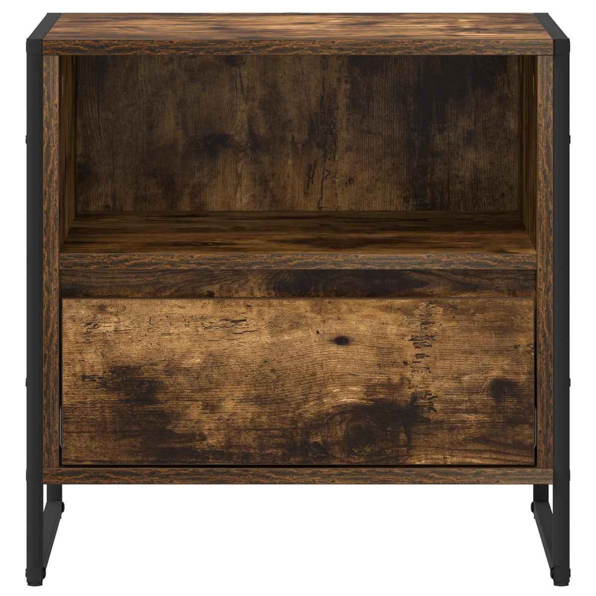 Comodino Quercia Fumosa 50 x 39,5 x 50 cm Legno ingegnerizzato - homemem39