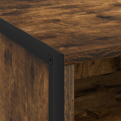 Comodino con cassetto 2 pcs Quercia Fumosa 50 x 39,5 x 50 cm | homemem39