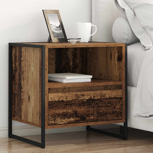 Comodino Legno vecchio 50 x 39,5 x 50 cm Legno multistrato
