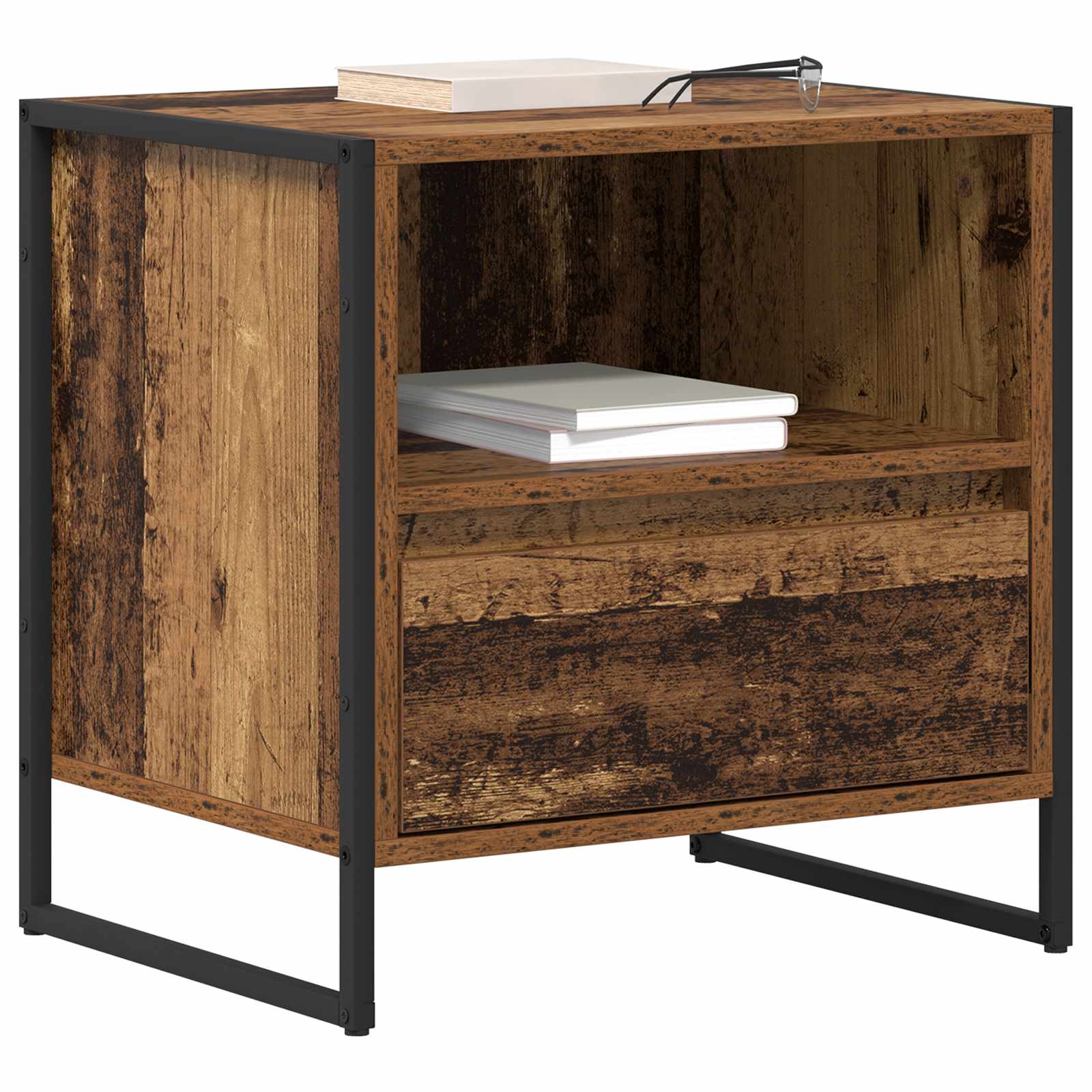 Comodino Legno vecchio 50 x 39,5 x 50 cm Legno multistrato | homemem39
