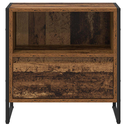 Comodino con cassetto 2 pcs Legno vecchio 50 x 39,5 x 50 cm | homemem39