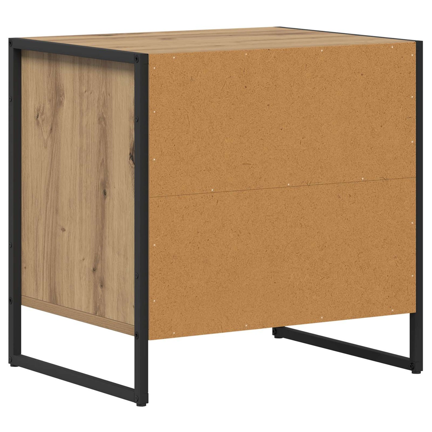 Comodino Rovere Artigianale 50 x 39,5 x 50 cm Legno multistrato | homemem39