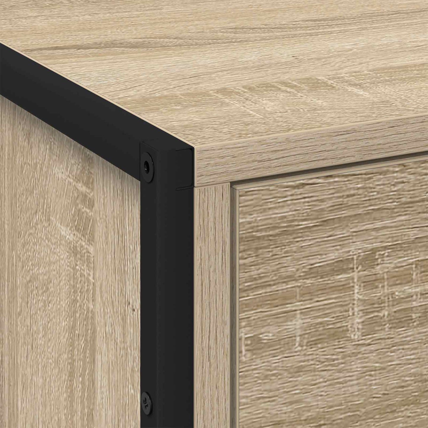 Comodino Sonoma 50 x 39.5 x 50 cm Legno multistrato | homemem39