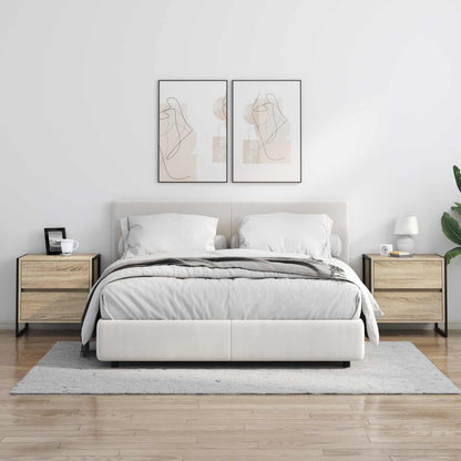 Comodino Sonoma 50 x 39.5 x 50 cm Legno multistrato | homemem39