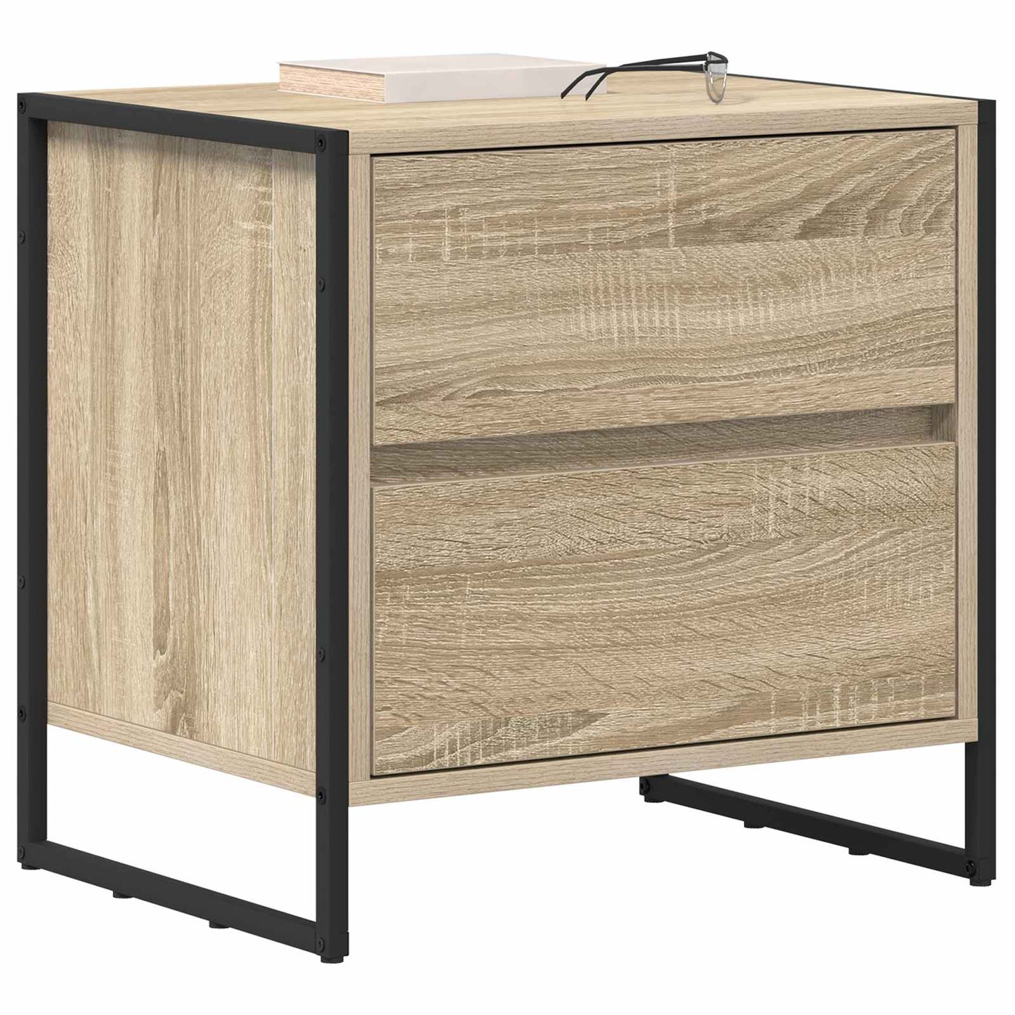 Comodino Sonoma 50 x 39.5 x 50 cm Legno multistrato | homemem39