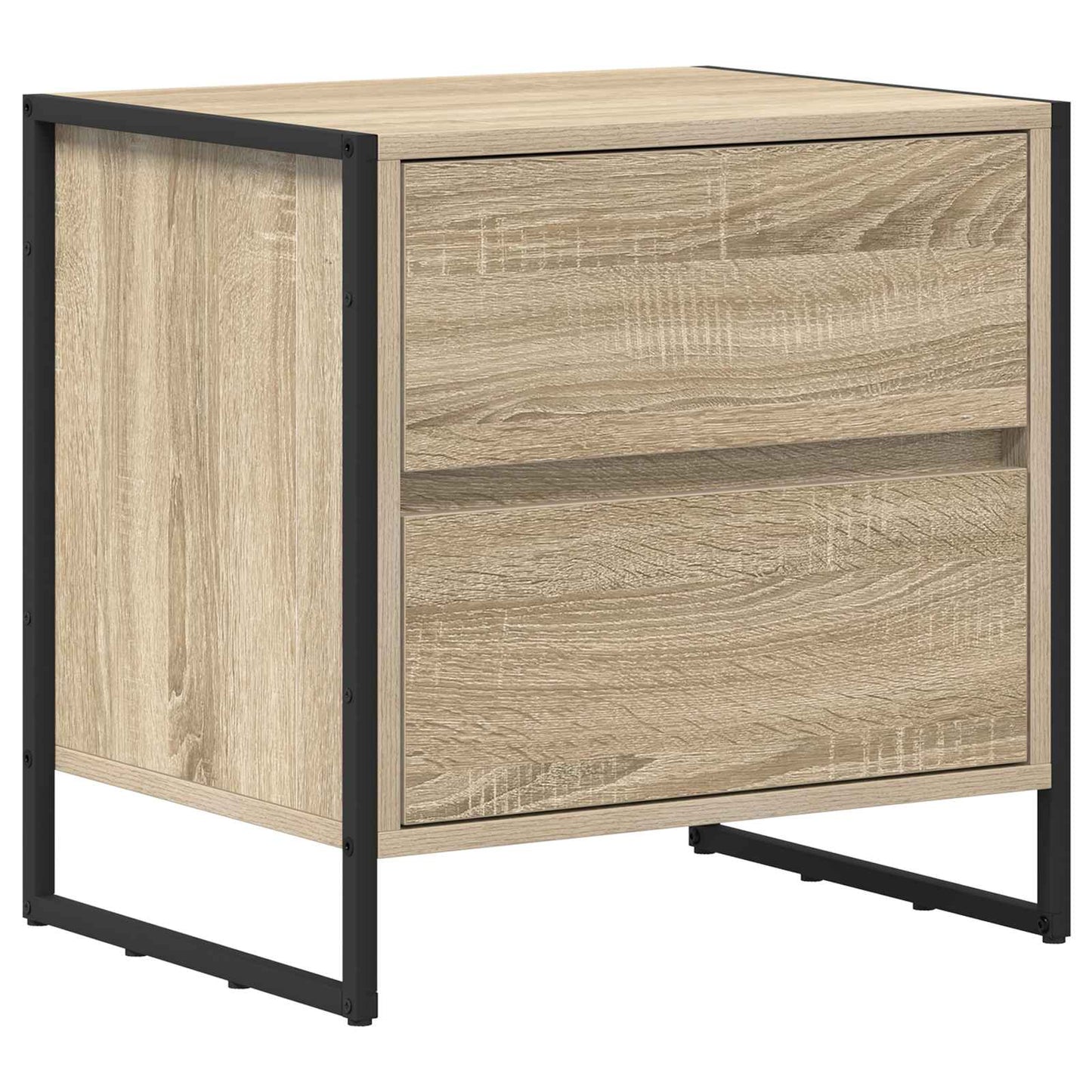 Comodino 2 pcs Sonoma 50 x 39.5 x 50 cm Legno multistrato