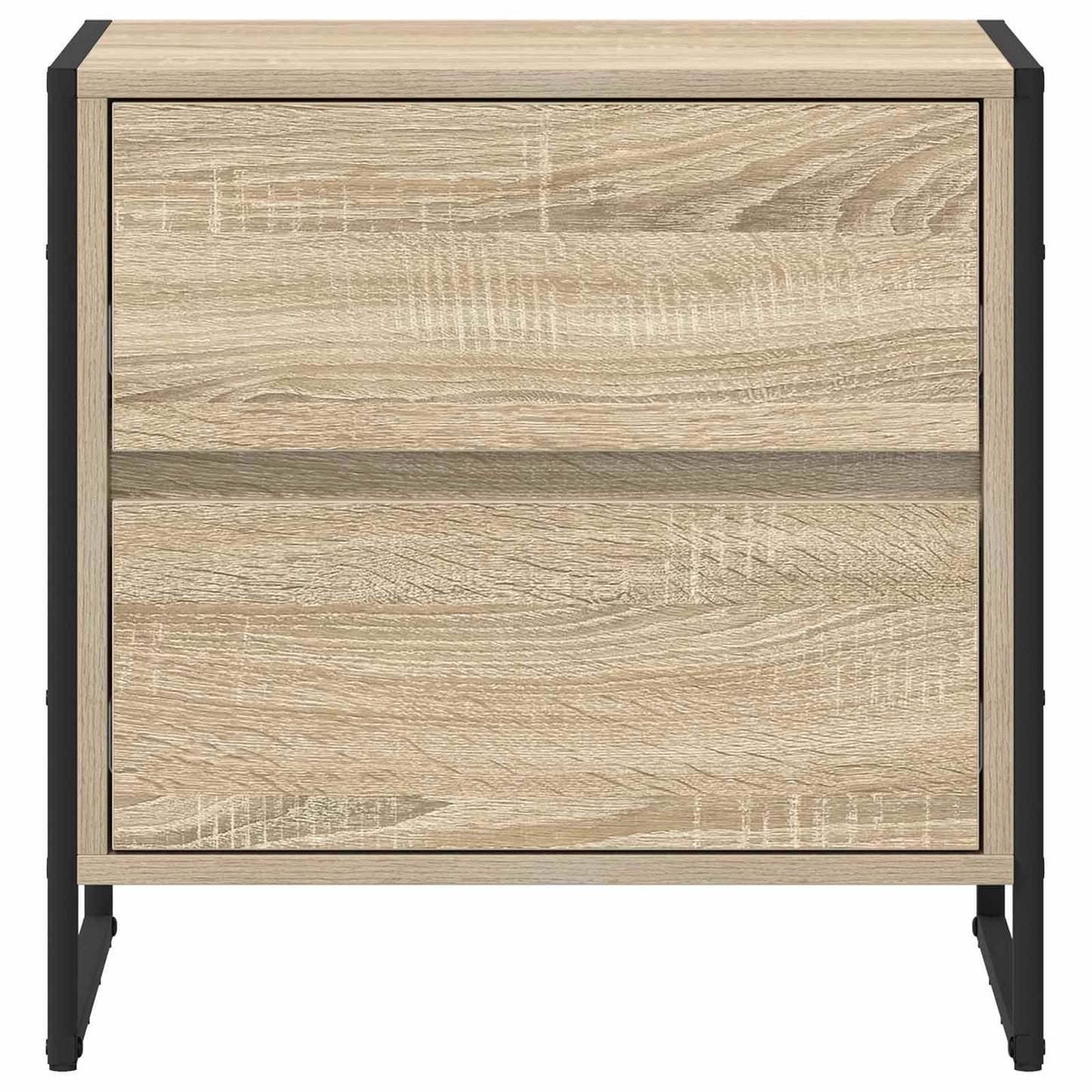 Comodino 2 pcs Sonoma 50 x 39.5 x 50 cm Legno multistrato