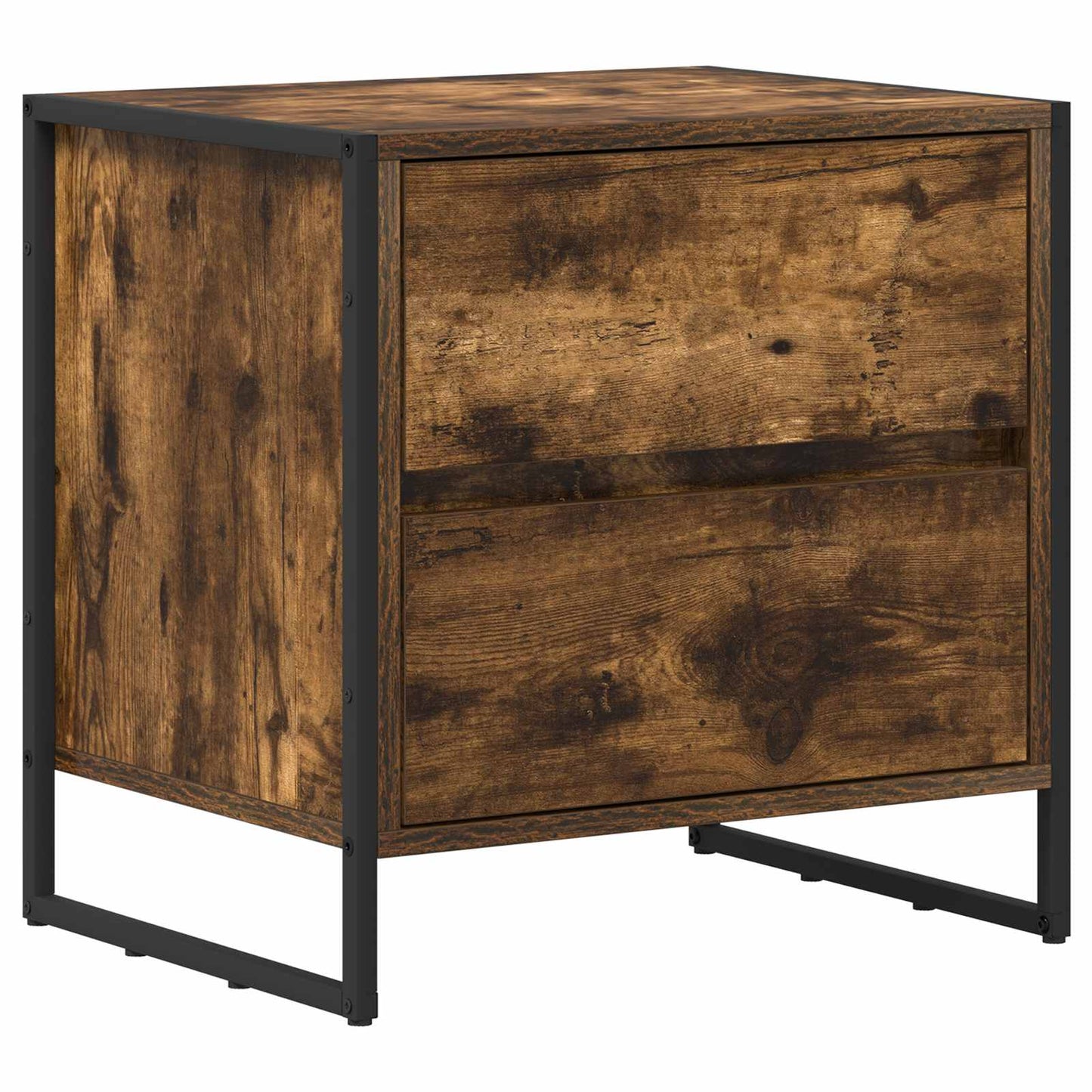 Comodino Quercia Fumosa 50 x 39.5 x 50 cm Legno multistrato | homemem39